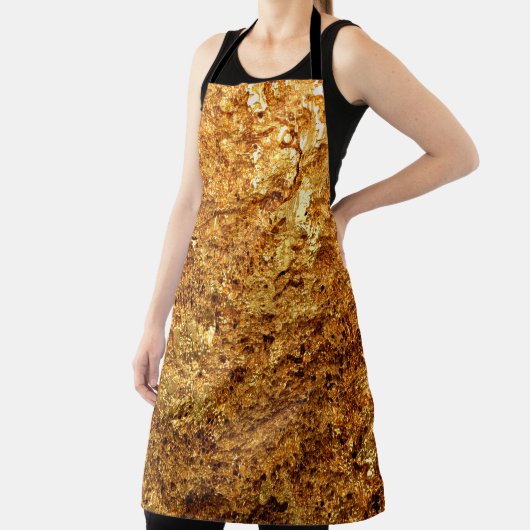 Luxe goudtextuur. schort (Insitu)