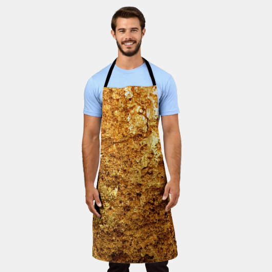 Luxe goudtextuur. schort (Gedragen)