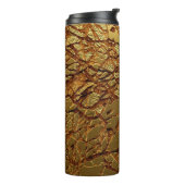 Luxe goudtextuur. thermosbeker (Gedraaid links)