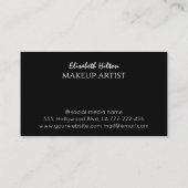 Luxe goudvlinders logo visitekaartje (Achterkant)