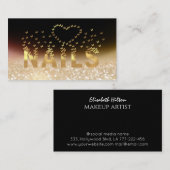 Luxe goudvlinders logo visitekaartje (Voorkant / Achterkant)