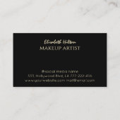 Luxe goudvlinders logo visitekaartje (Achterkant)