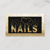 Luxe goudvlinders logo visitekaartje (Voorkant)