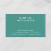 Luxe goudvlinders logo visitekaartje (Achterkant)