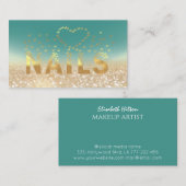 Luxe goudvlinders logo visitekaartje (Voorkant / Achterkant)