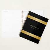 Luxe goudvormig notitieboek van de grens (Display)