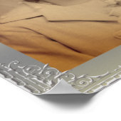 Luxe goudzilver lijst op maat poster (Hoek)