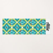 Luxe green garden art yogamat (Voorkant (horizontaal))