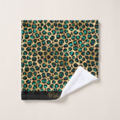 LUXE GREEN GOLD DOUANESTOWEL SET BAD HANDDOEK (Wasdoekje)