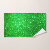 Luxe Green Gold Glitter Bath-handdoekset Bad Handdoek (Handdoek)