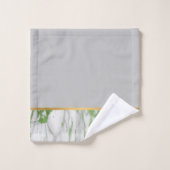LUXE GREEN GRABELE BATHROOM TOWEL SET BAD HANDDOEK (Wasdoekje)
