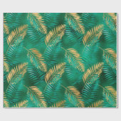 LUXE GREEN PALM SPRINGS WRAPPING PAPIER GIFT WRAP (Vlak)