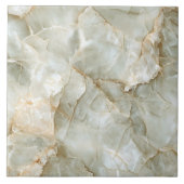 Luxe Grijs Bruin Edelsteen Modern Elegant Tegeltje (Voorkant)