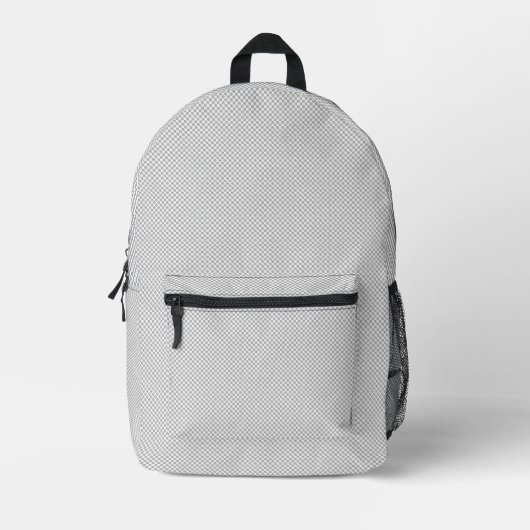 Luxe Grijze Stip Minimalistische Rugzak (Voorkant)
