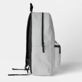 Luxe Grijze Stip Minimalistische Rugzak (Links)