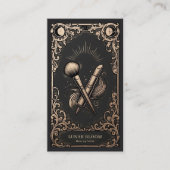 Luxe Grimeur | Vintage Celestial Visitekaartje (Voorkant)