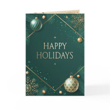 Luxe Groen en Goud Kerstmis