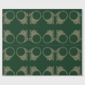 Luxe groen inpakpapier (Vlak)