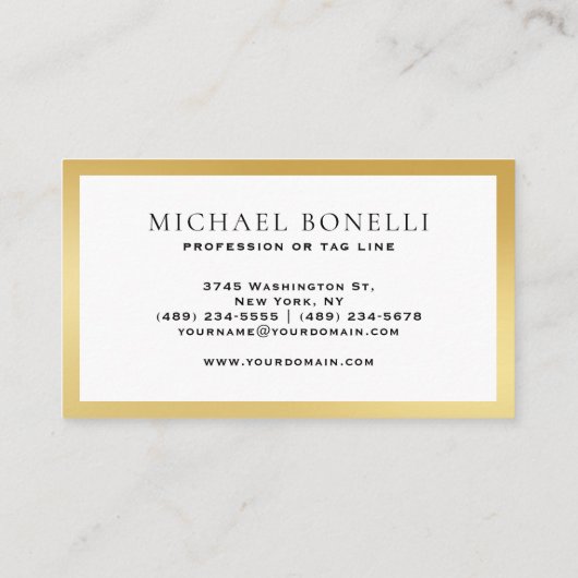 Luxe Groen Lederen Goud Label Professioneel (Achterkant)