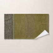 Luxe Groen & Wit Kerstfeest Bad Handdoek (Handdoek)