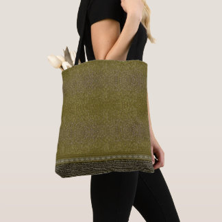 Luxe Groen & Wit Kerstfeest Tote Bag