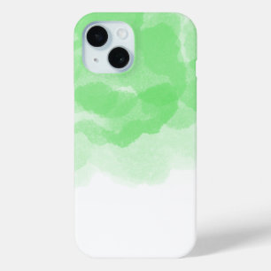 Luxe Groene Magic Roos Waterverf Abstracte kunst iPhone 15 Case