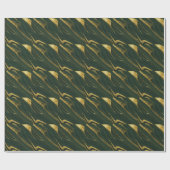 Luxe groene Onyx: gouden marmer. Cadeaupapier (Vlak)