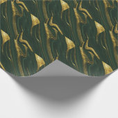 Luxe groene Onyx: gouden marmer. Cadeaupapier (Hoek)