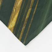 Luxe groene Onyx: gouden marmer. Fleece Deken (Hoek)
