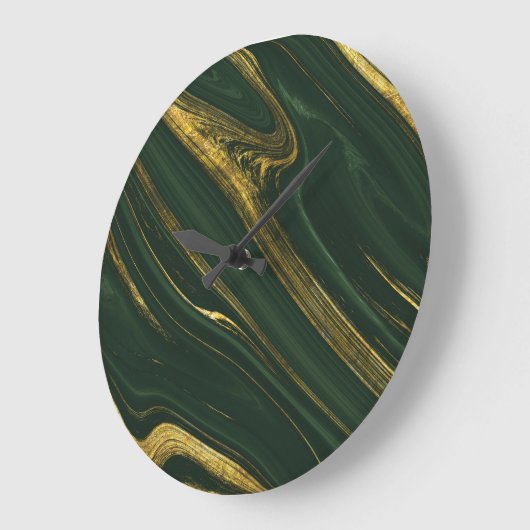 Luxe groene Onyx: gouden marmer. Grote Klok (Hoek)