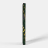 Luxe groene Onyx: gouden marmer. iPhone Hoesje (Rechterkant)