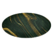 Luxe groene Onyx: gouden marmer. Snijplank (Hoek)