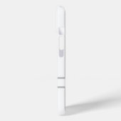 Luxe Groene Witte Rhombus Jouw naam Abstracte Kuns Case-Mate iPhone Case (Achterkant / Links)