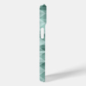 Luxe Groene Witte Rhombus Waterverf Abstracte Kuns Case-Mate iPhone Case (Achterkant / Rechts)