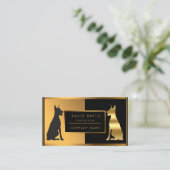 Luxe Groomer Professional voegt Jouw tekst toe Visitekaartje (Staand voorkant)