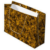 Luxe Grote Gouden Glitters Groot Cadeauzakje (Voorkant Gekanteld)