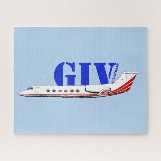 Luxe Gulfstream IV Private Jet Legpuzzel (Horizontaal)