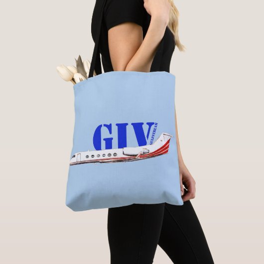 Luxe Gulfstream IV Private Jet Tote Bag (Dichtbij)