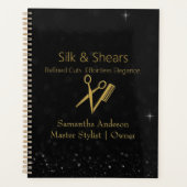 Luxe Hair Studio Stijlvol | Glitterontwerp Planner (Voorkant)