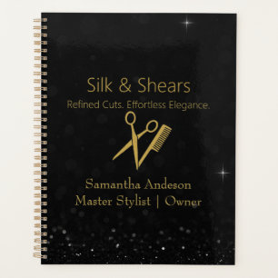 Luxe Hair Studio Stijlvol   Glitterontwerp Planner