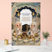 Luxe Hajj Mabroor leuk Acryl Bord (Huwelijk)