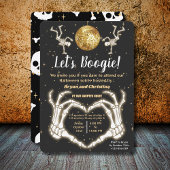 Luxe Halloween Dans Skeletten Disco Ball Party Kaart