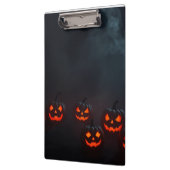 Luxe Halloween Donkere Gotische Ontwerp Klembord (Links)