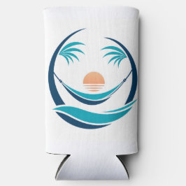 Luxe Hangmat Zonsondergang Logo Seltzer Blikjeskoeler