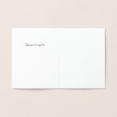 Luxe Happy Ever Na Islamitisch Huwelijkscadeau Folie Kaarten (Binnen)