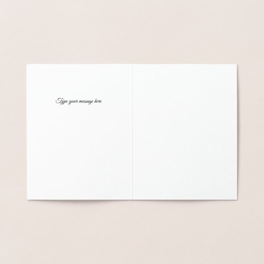 Luxe Happy Ever Na Islamitisch Huwelijkscadeau Folie Kaarten (Binnen)