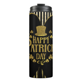 Luxe Happy St. Patrick's Day, Shamrock Tumbler Thermosbeker