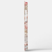 Luxe hars bloemen effect iphone hoes (Achterkant / Links)