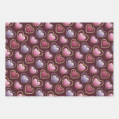 Luxe Hearts Wrapping Paper Set (Voorkant 3)