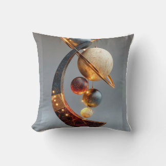 Luxe Hemellichaam Planeet Abstract Kussen